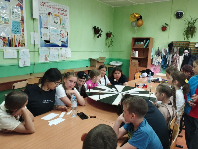 Игра «Что? Где? Когда?» в лагере дневного пребывания.